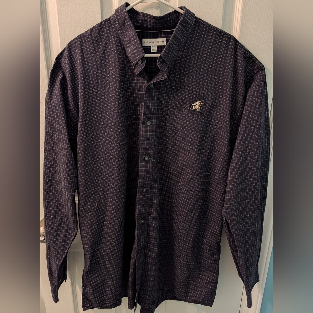 Appalachian State Mountaineers Men's Black Checkered Shirt Size 3X